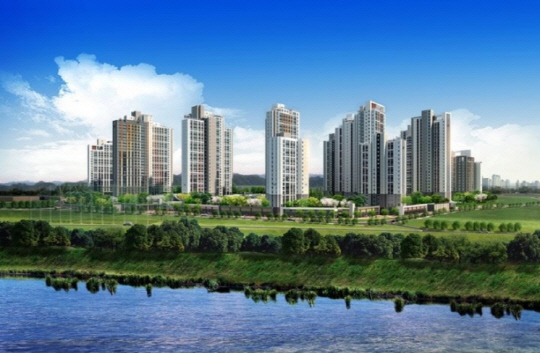 광주 북구 신용동 '힐스테이트 신용 더리버' 조감도 <현대건설 제공>